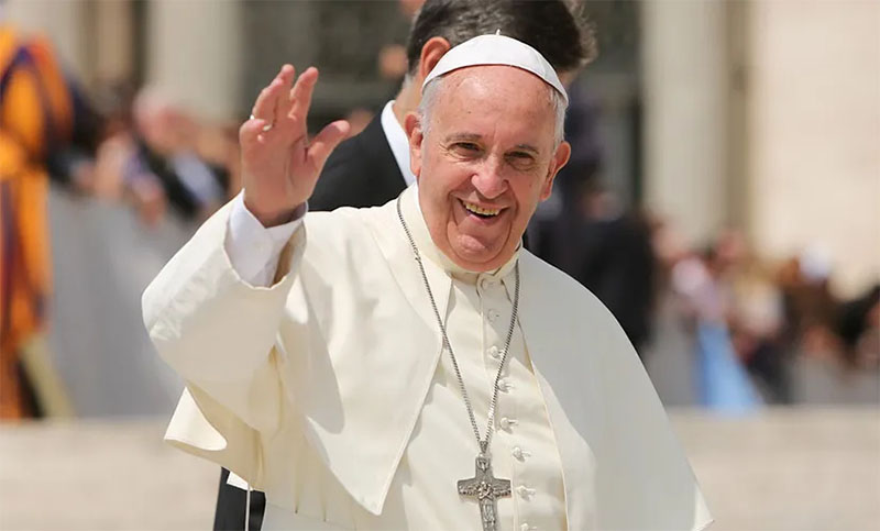 El Papa agradeció mensajes enviados por una agrupación argentina y deseó «Santas Pascuas»