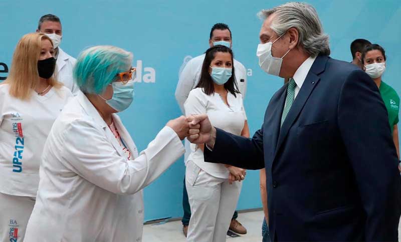 Fernández saludó a los trabajadores: «El trabajo claramente mueve a las sociedades y dignifica»