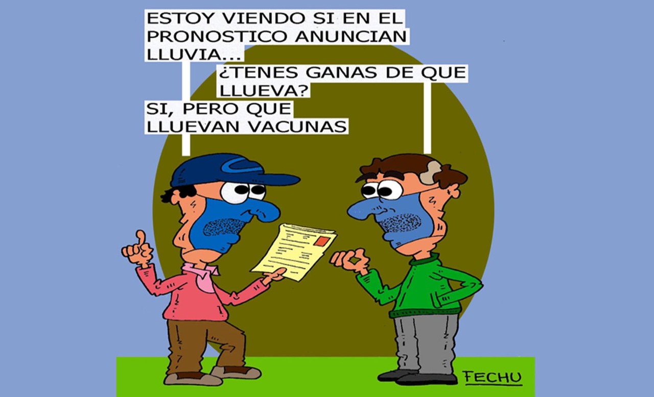Lluvia de vacunas