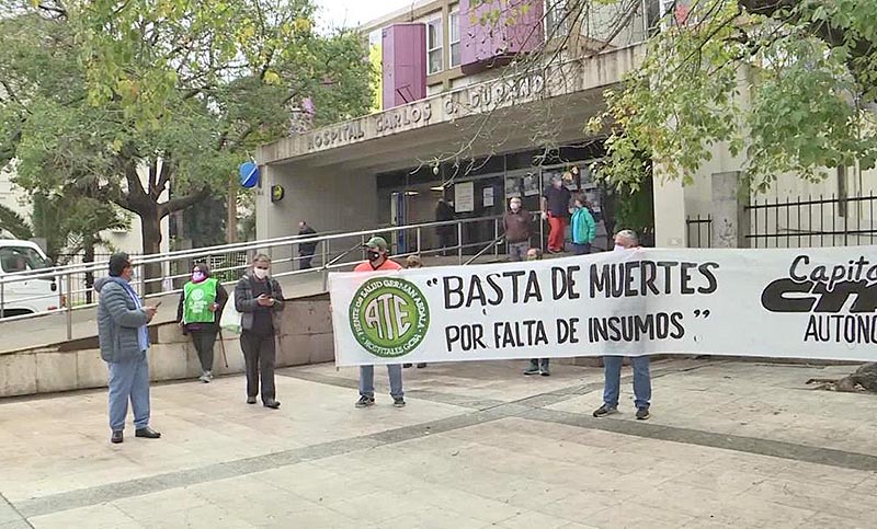 Trabajadores y delegados de ATE de los hospitales porteños se concentrarán en el Hospital Durand