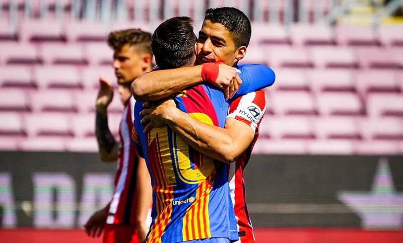 Atlético de Madrid empató con Barcelona en la Liga de España