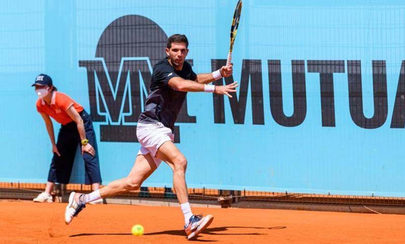 Federico Delbonis fue eliminado del Masters de Madrid