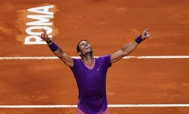 Nadal superó a Djokovick en la final del Masters 1000 de Roma