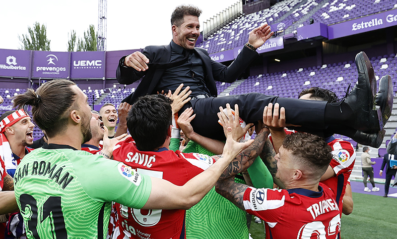 Atlético de Madrid reaccionó a tiempo y se coronó campeón en España