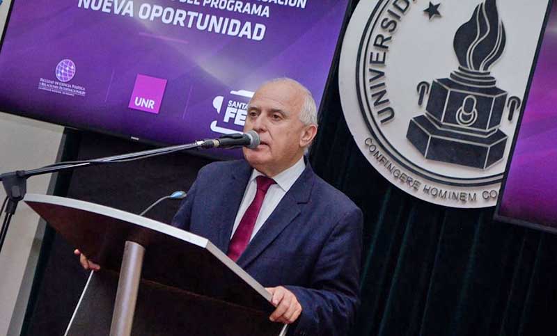 La Universidad Nacional de Rosario homenajeó a Miguel Lifschitz