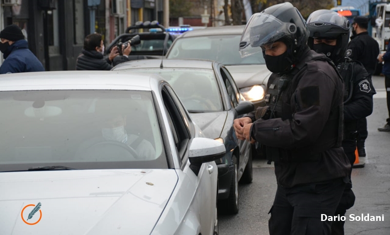 Control vehicular: importante despliegue de las fuerzas federales, provinciales y municipales