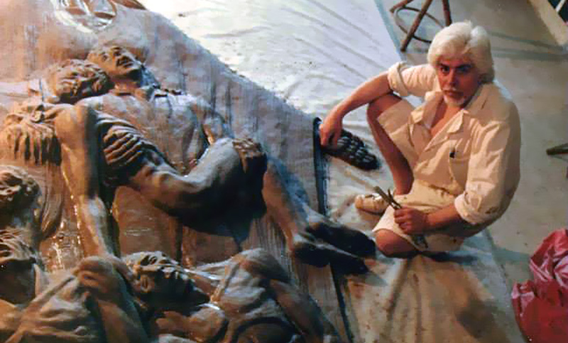 Murió el artista Francisco “Paco” Pelló, creador de la estatua de Evita en el sur rosarino