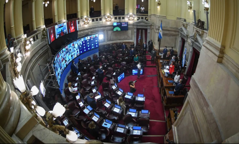 El Senado dio media sanción al proyecto para gestionar la pandemia