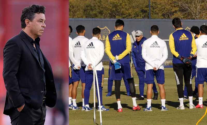 Gallardo tiene todo definido en River y Riquelme se reunió con el plantel de Boca