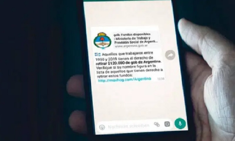 Alertan sobre un falso programa social difundido en redes sociales y WhatsApp