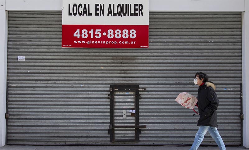 La cantidad de locales sin actividad comercial aumentó un 65,6% en CABA