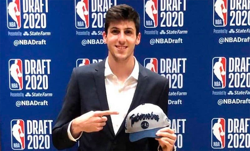 El argentino Leandro Bolmaro está en los planes de Minnesota Timberwolves