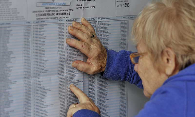 Está disponible para consulta el padrón provisorio de cara a las elecciones legislativas