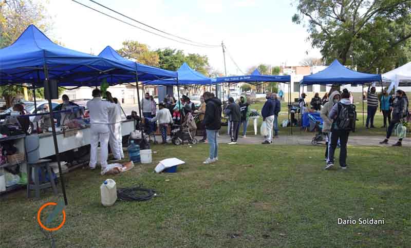 La Feria Itinerante de carne desembarcó en la Plaza Eva Perón