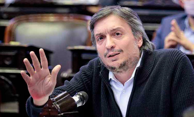 Máximo Kirchner se encuentra internado a causa de un cólico renal
