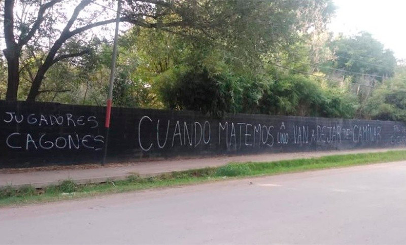 Aparecieron pintadas amenazantes en el predio leproso de Bella Vista