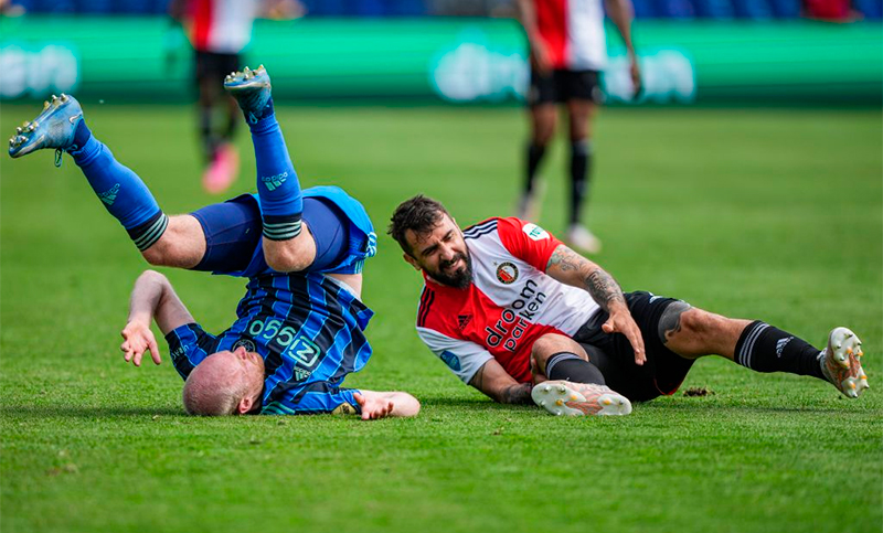 Lucas Pratto sufrió una grave lesión que impresionó a todos