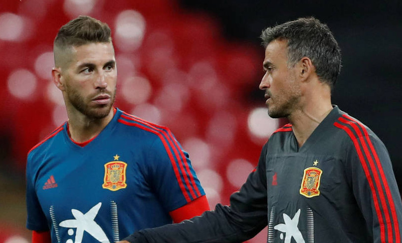 Luis Enrique borró a Sergio Ramos de la Eurocopa