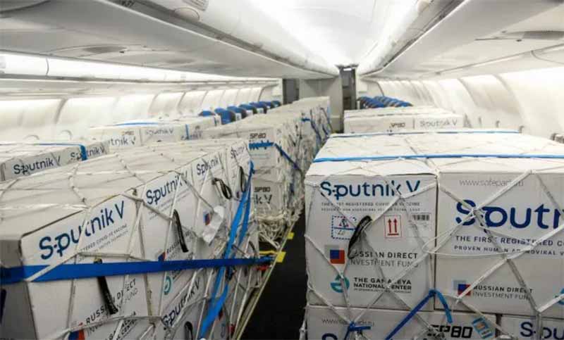 Llegaron al país 500 mil nuevas dosis de la vacuna rusa Sputnik V