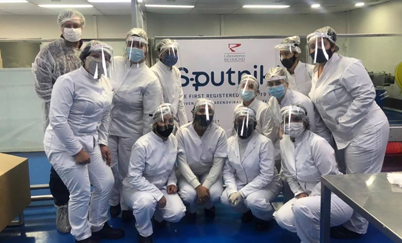 Richmond concluyó la producción de 450 mil dosis de Sputnik Vida en Argentina