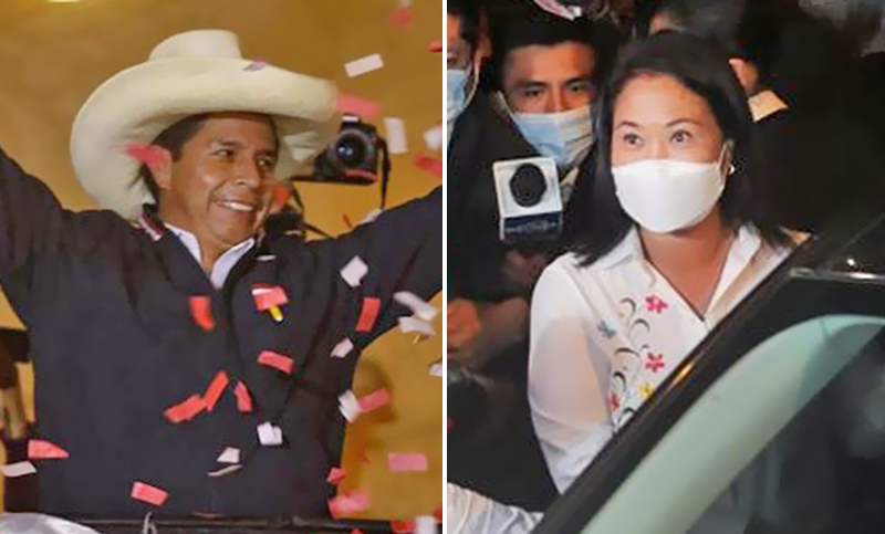 Se amplía la diferencia a favor de Castillo en Perú mientras Fujimori pide anular 200.000 votos