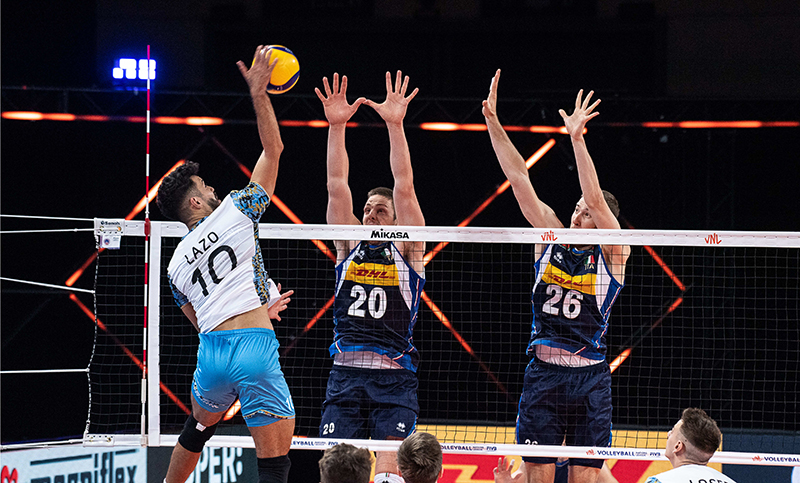 Voleibol: Argentina perdió con Italia en la Liga de las Naciones