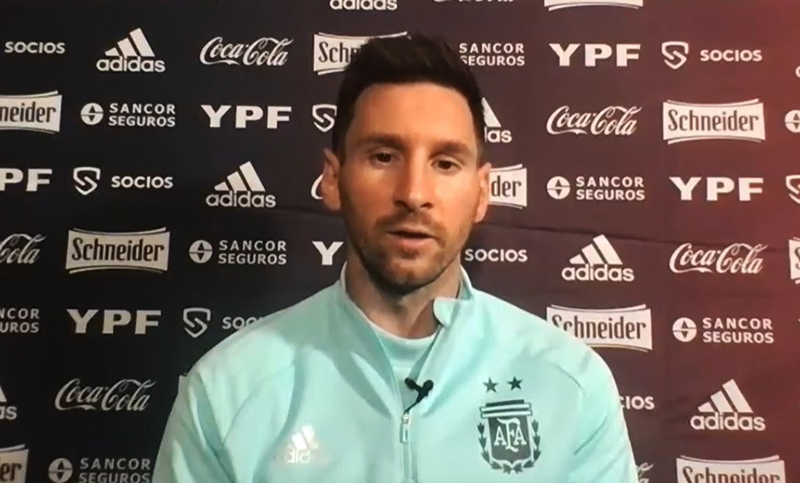 Messi: «Mi mayor sueño es conseguir un título con esta camiseta»
