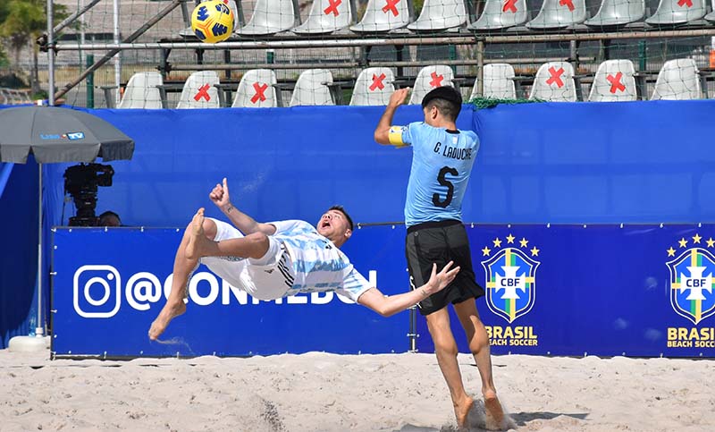 Argentina no tuvo el debut ideal en las Eliminatorias del fútbol playa