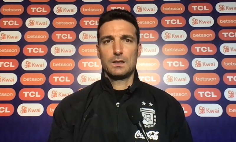 Scaloni: «Estamos convencidos en atacar y tratar de hacerle daño al rival»