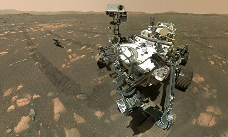Fotos de la sonda Perseverance de la NASA, que ya se encuentra en Marte