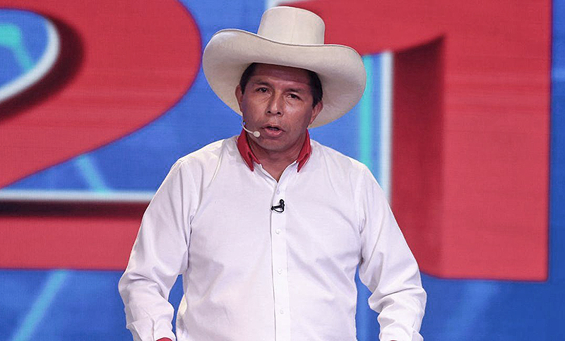Pedro Castillo denuncia «actos violentos» de fujimoristas contra miembros de su partido