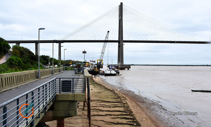 Intensifican acciones para la captación de agua del río ante la bajante del Paraná