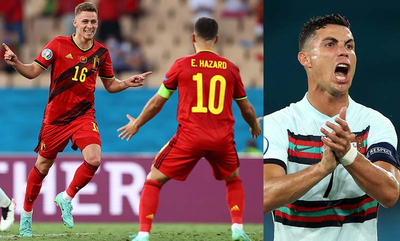 Bélgica eliminó a Portugal y Cristiano Ronaldo se despide de la Eurocopa