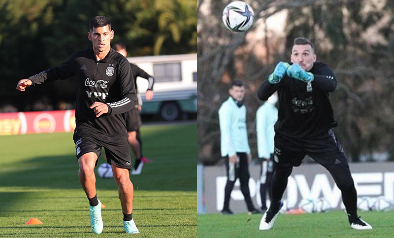 Argentina: Romero padece una sobrecarga muscular y Scaloni espera por Armani