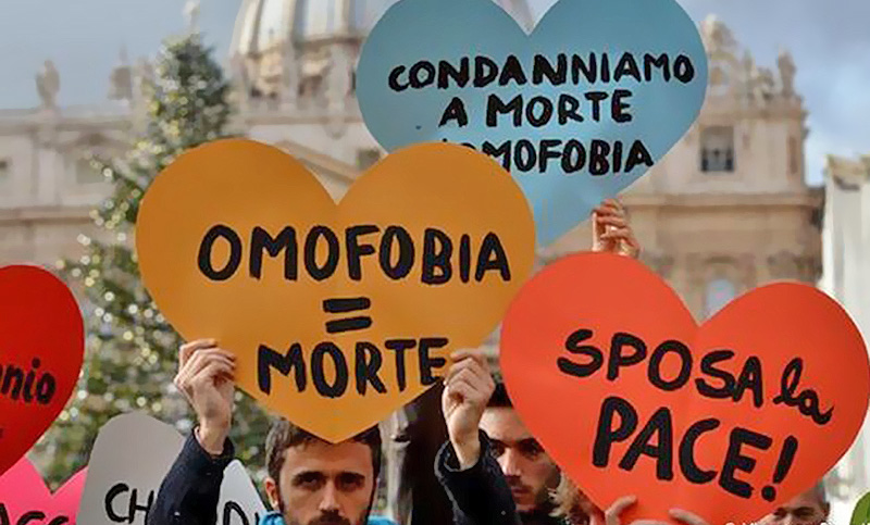 El Vaticano rechaza un proyecto de ley que debate Senado italiano contra la homofobia