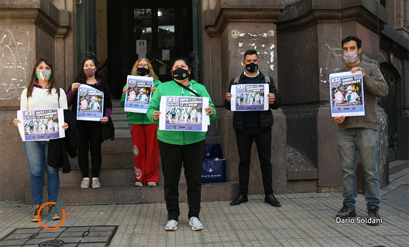 ATE Rosario reclama que se mejoren las condiciones laborales de los trabajadores de salud