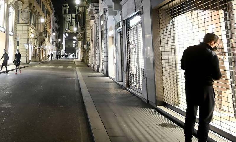 Apertura en el 20% de la población italiana