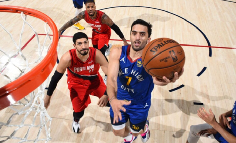 Campazzo y los Nuggets reciben a los Trail Blazers buscando ponerse arriba en la serie