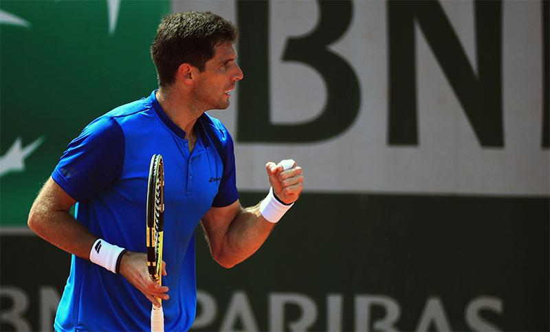Delbonis, afiladísimo: venció a Fognini en tres sets y está en octavos de Roland Garros