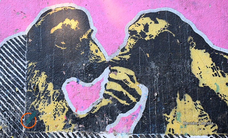 Pintura, amor y fútbol: el carrousel de emociones de un muralista rosarino