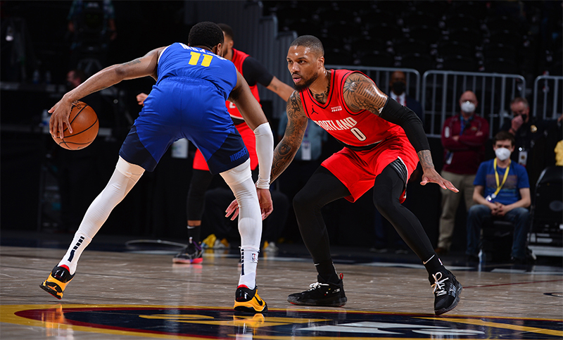 Denver quedó a un partido de ganar la serie al vencer a Portland en un partidazo, con un Lillard intratable