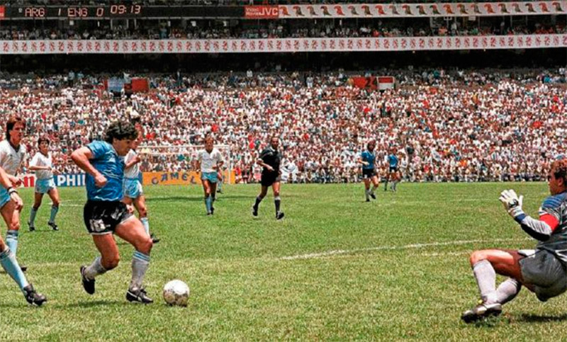 A 35 años del mejor gol de todos los tiempos, un homenaje para el Diego