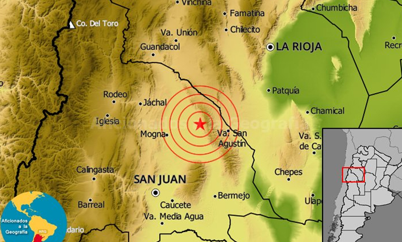 Sismo de 5.1 grados en San Juan: sus réplicas llegaron a Mendoza, Córdoba y La Rioja
