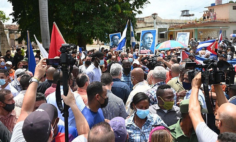 Manifestaciones en Cuba: unos denuncian «injerencia» e «intervencionismo», otros las respaldan