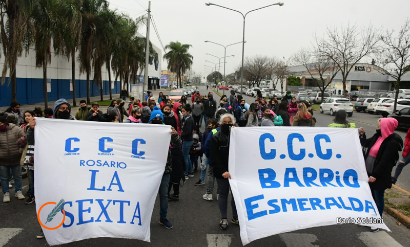 Se realizaron 34 cortes en distintos puntos de Rosario