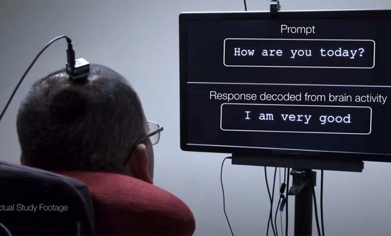 Una nueva tecnología interpreta señales cerebrales para reproducir palabras