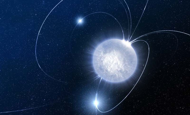 El pico más alto de una estrella de neutrones es de menos de un milímetro
