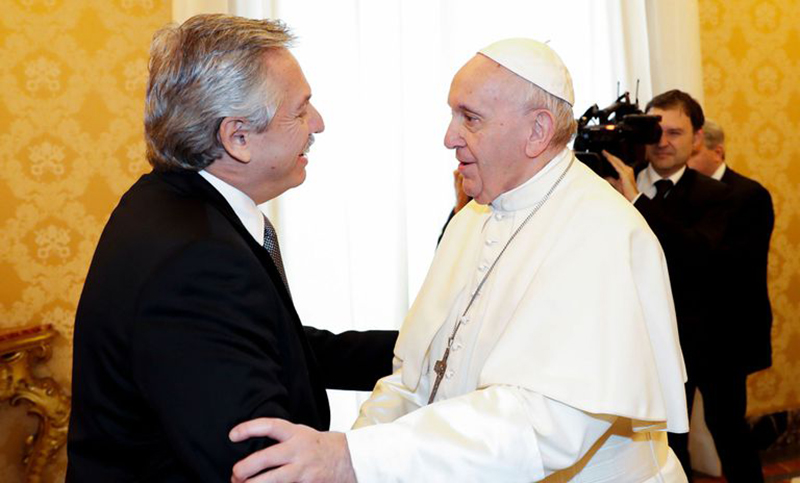 El Papa envió una carta a Fernández y pidió “justicia, progreso y fraternidad” para el país