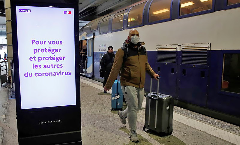 Francia impone el pase sanitario en transporte de larga distancia a partir de agosto