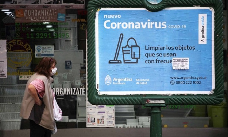 Más de 20 mil casos de coronavirus y 387 muertes este martes en el país